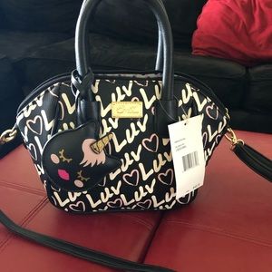Betsy Johnson MINI unicorn luv satchel BRAND NEW